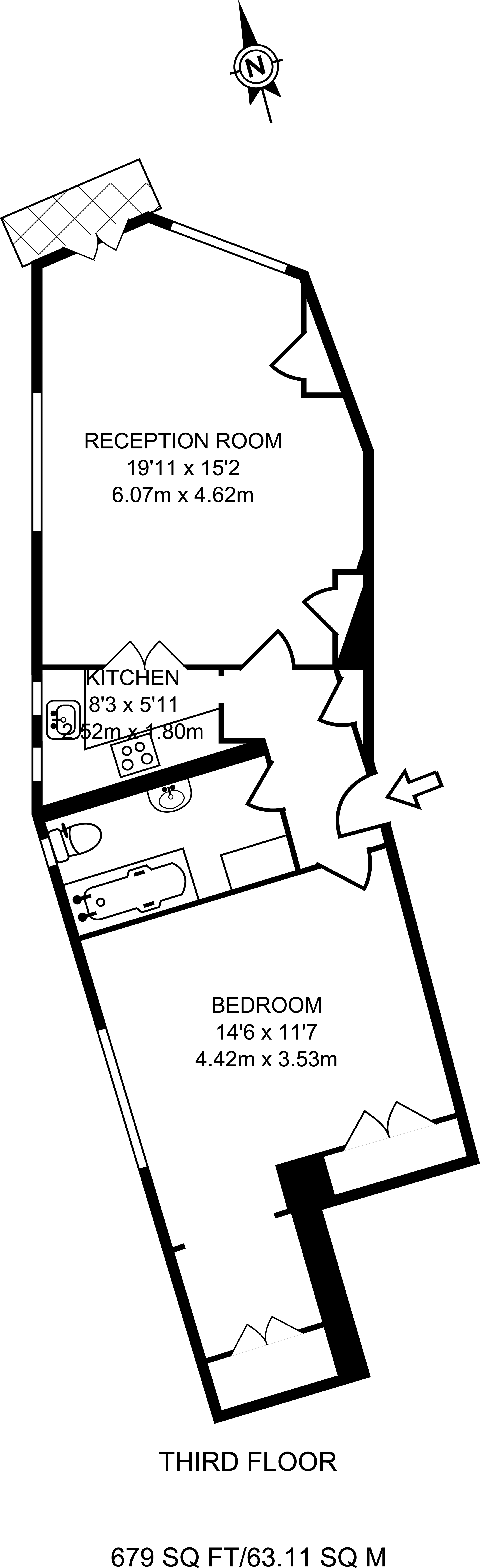 1 Bedrooms Flat to rent in Regency Place, Westminster SW1P