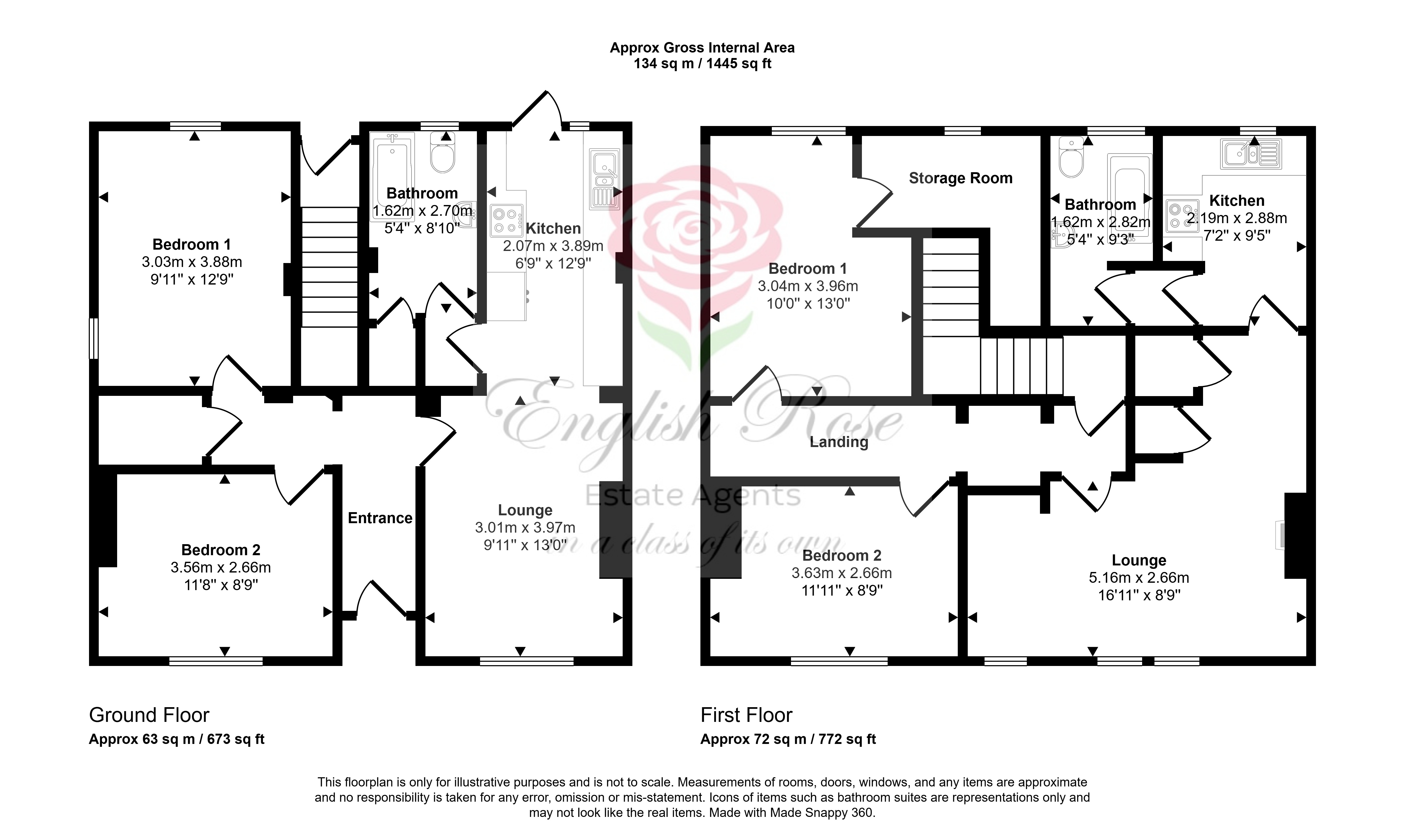 53, Portland Street, Kirkby In Ashfield floorplan