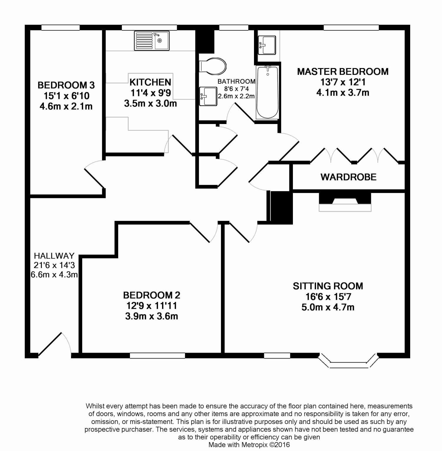 12a Cranbrook Court, Fleet floorplan