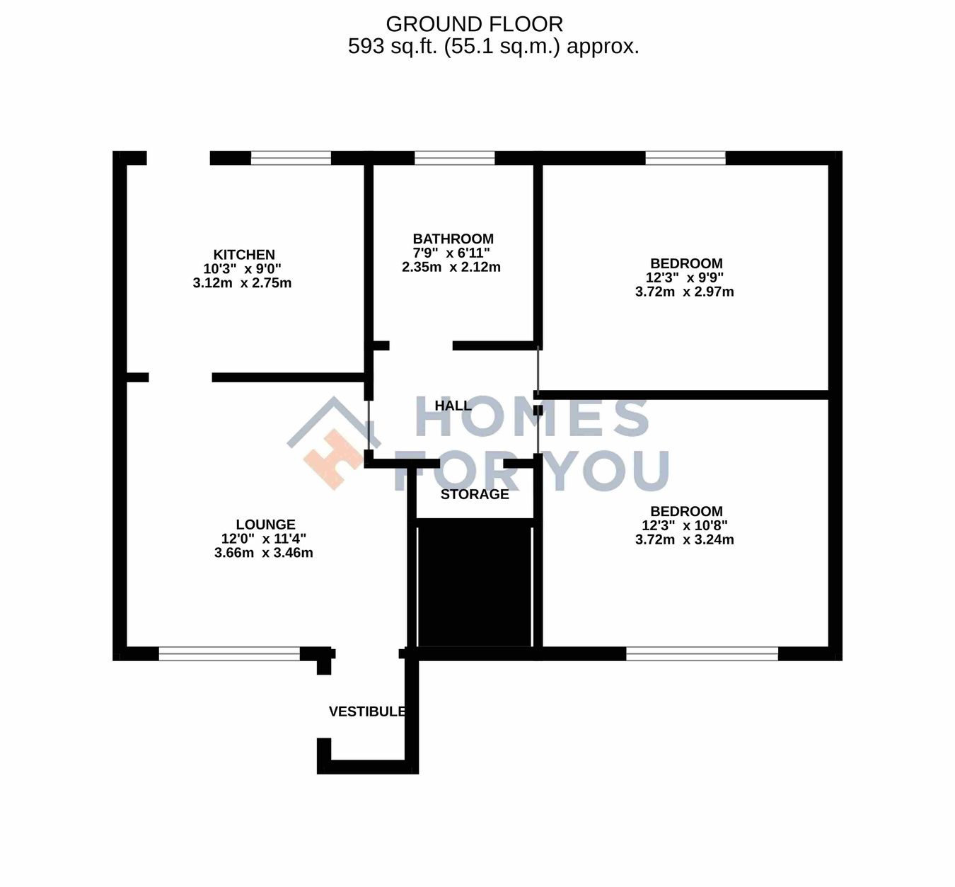 12, Friendship Gardens, Falkirk floorplan