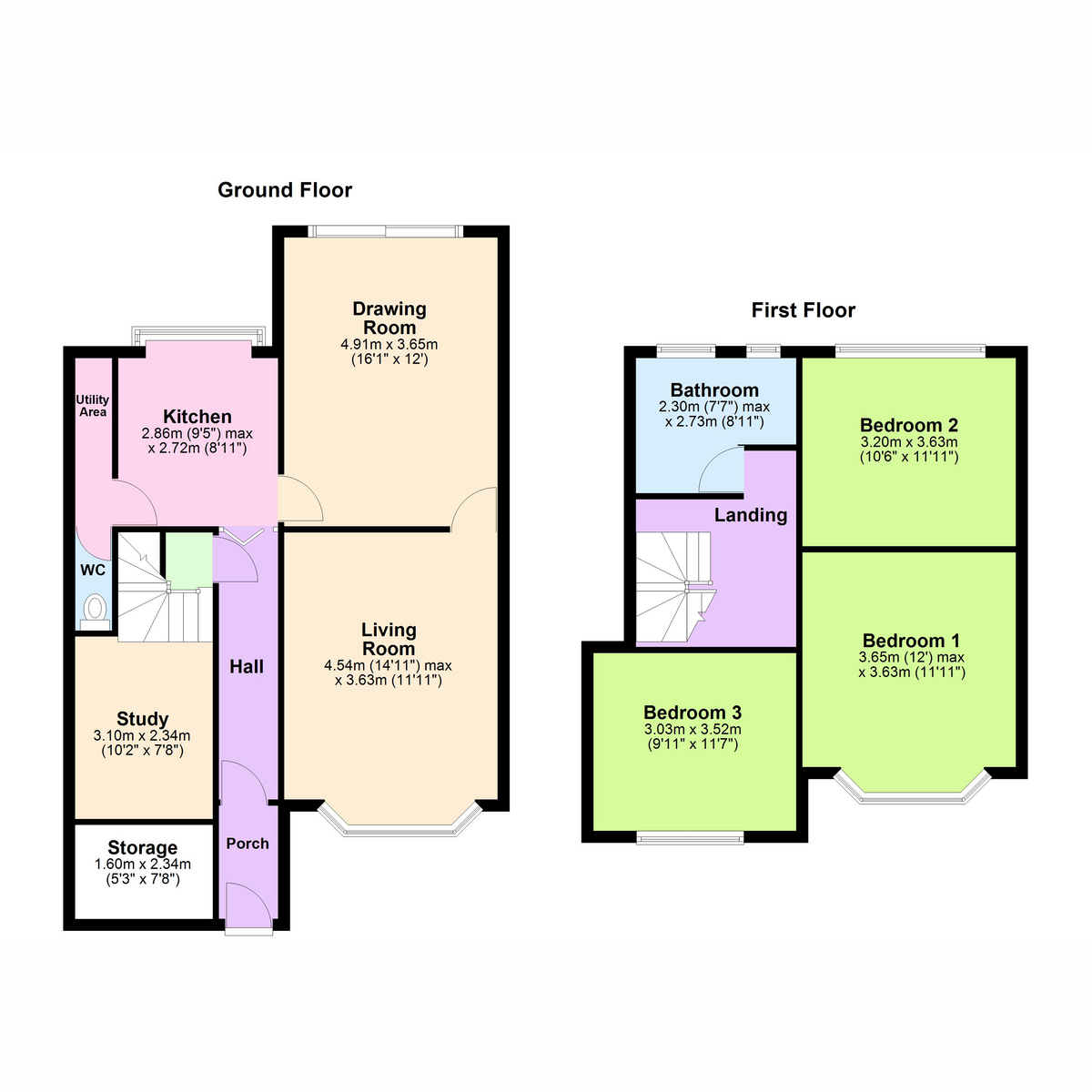 19, Calthorpe Close, Walsall floorplan