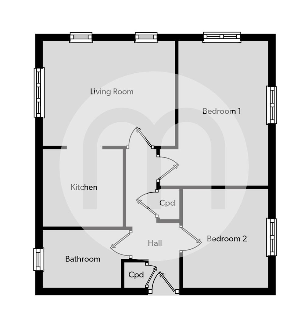 40, Groves Close, Colchester floorplan
