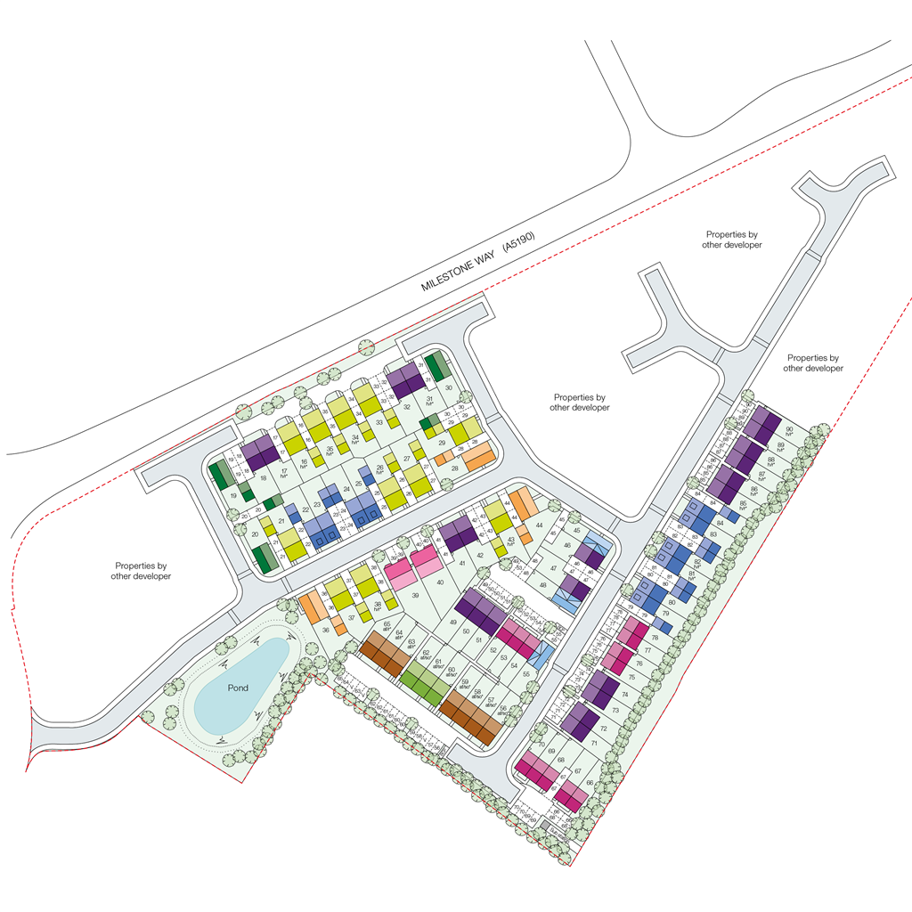 "The Flatford Plot 89 Home Reach" at Zone 4, Burntwood Business