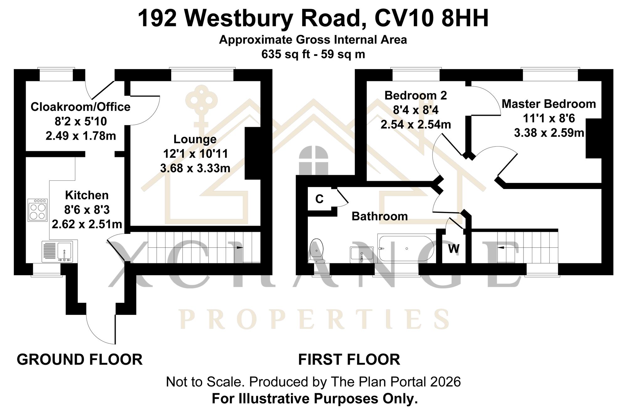 192 Westbury Road, Nuneaton floorplan