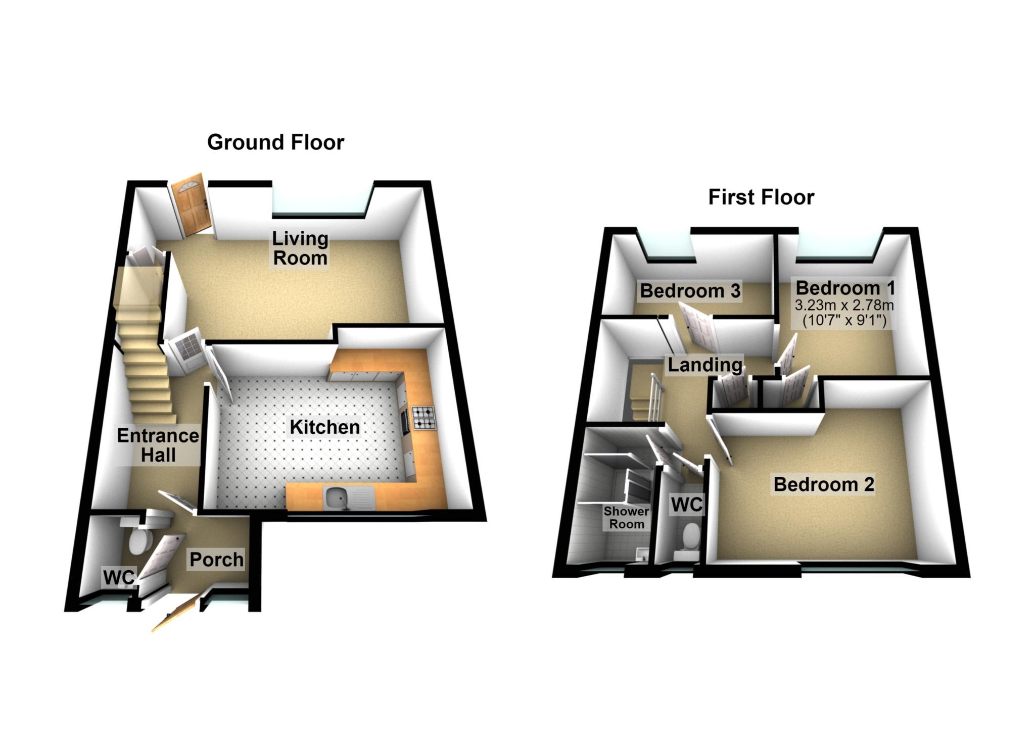 207, Ampleforth Road, London floorplan