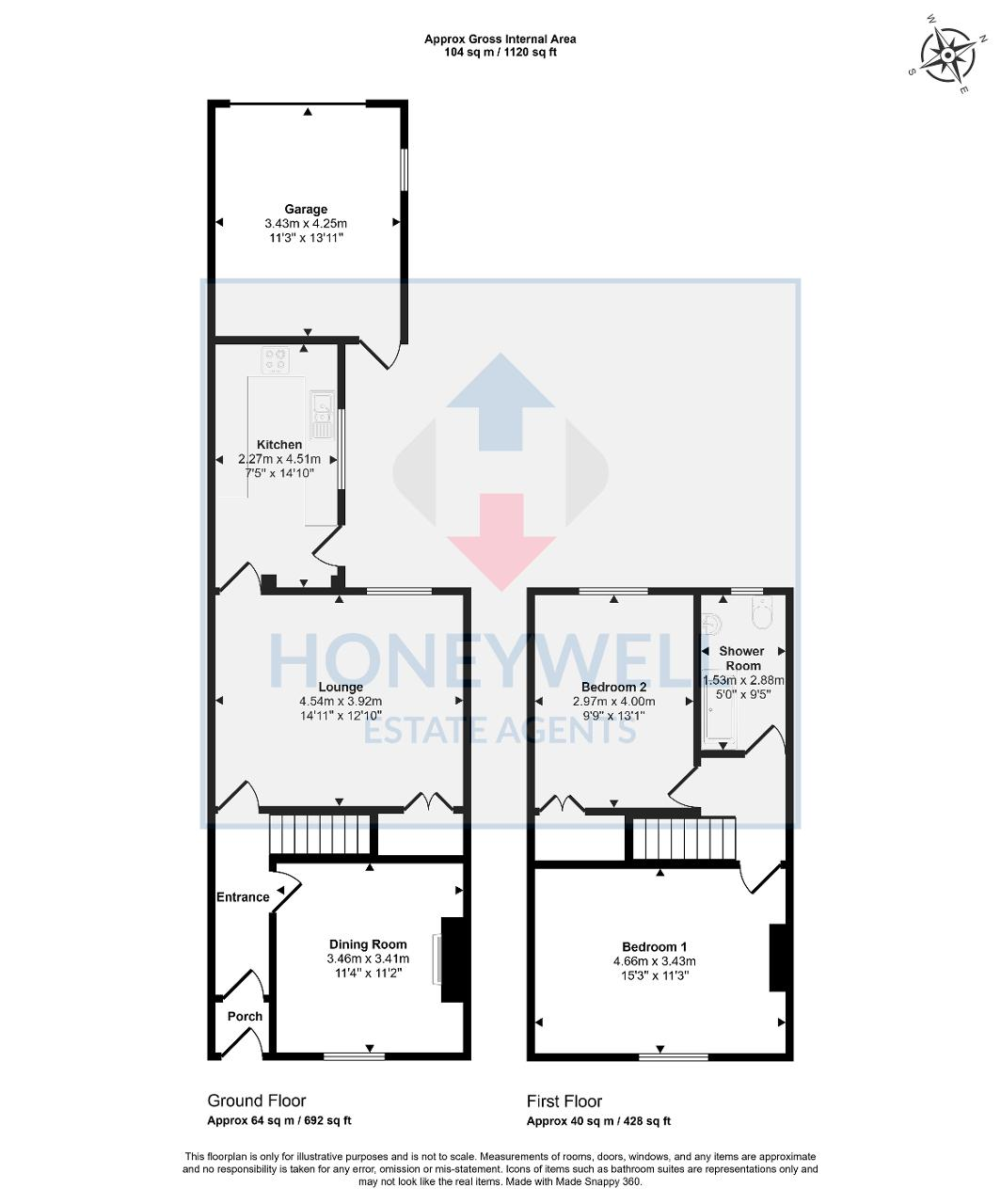 West View, Clitheroe floorplan