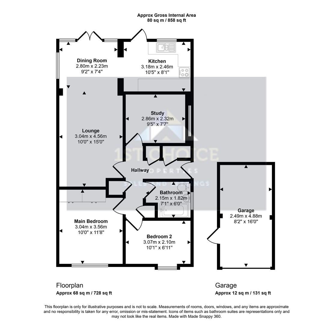 34, Eastfield Drive, Hanslope floorplan