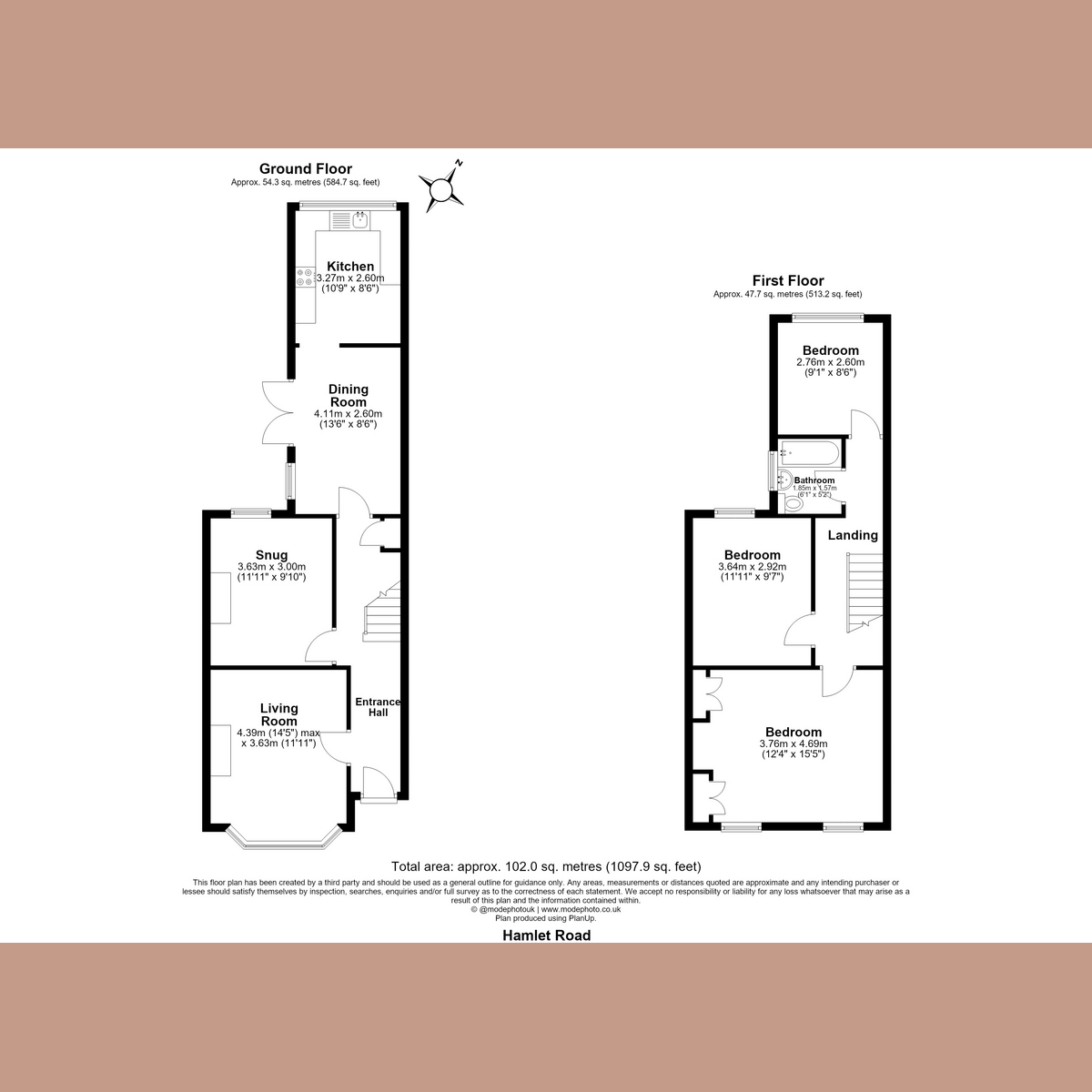 74, Hamlet Road, Southend-on-sea floorplan