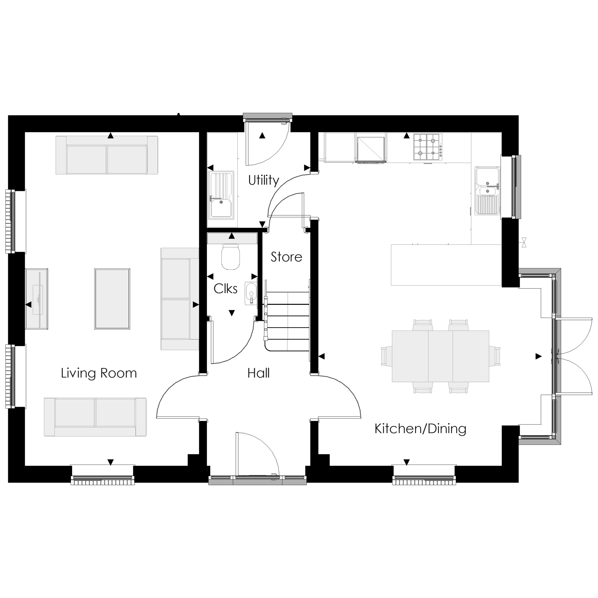 14, Green Lane, Chesterton floorplan