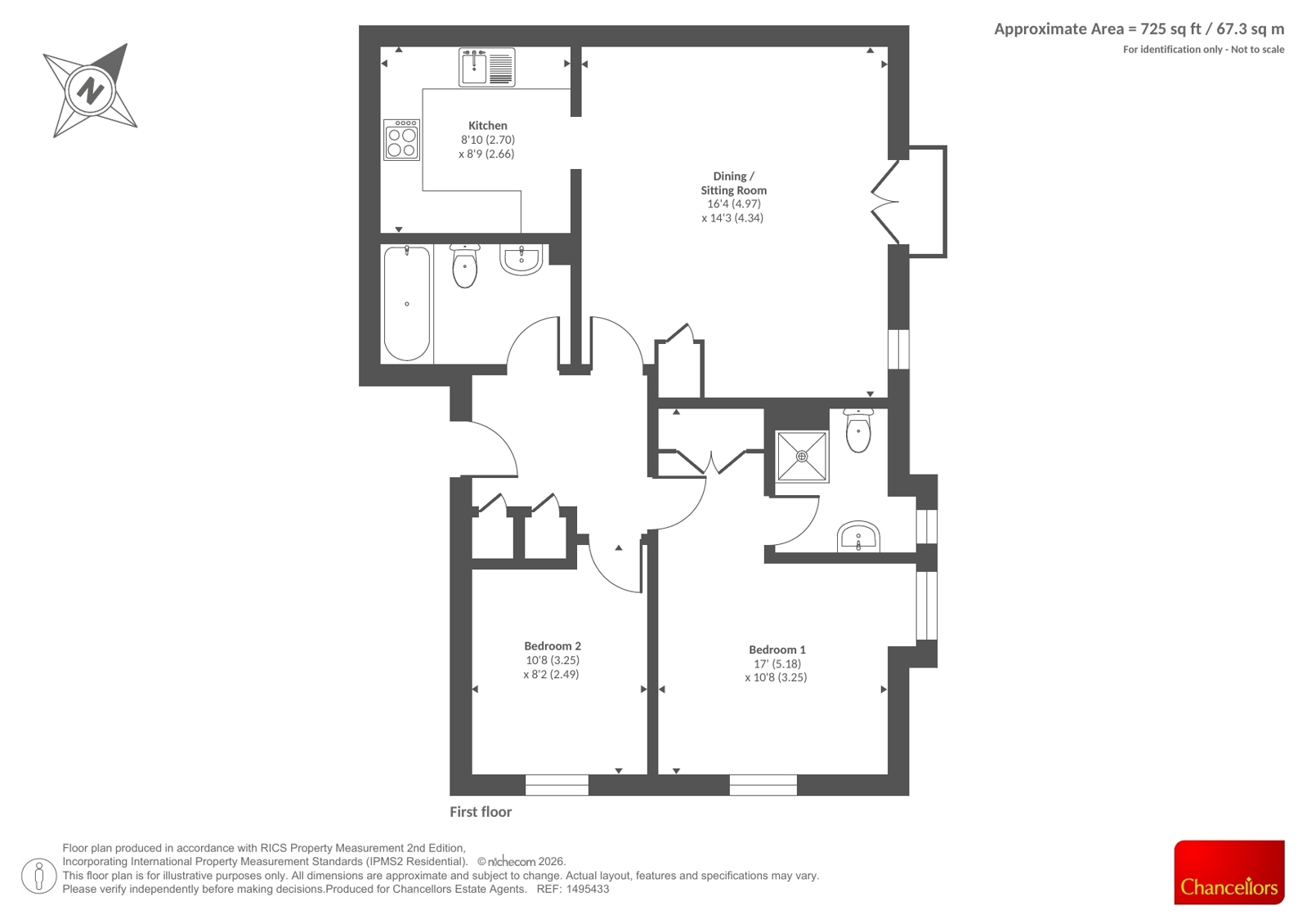 Gomer Road, Surrey floorplan