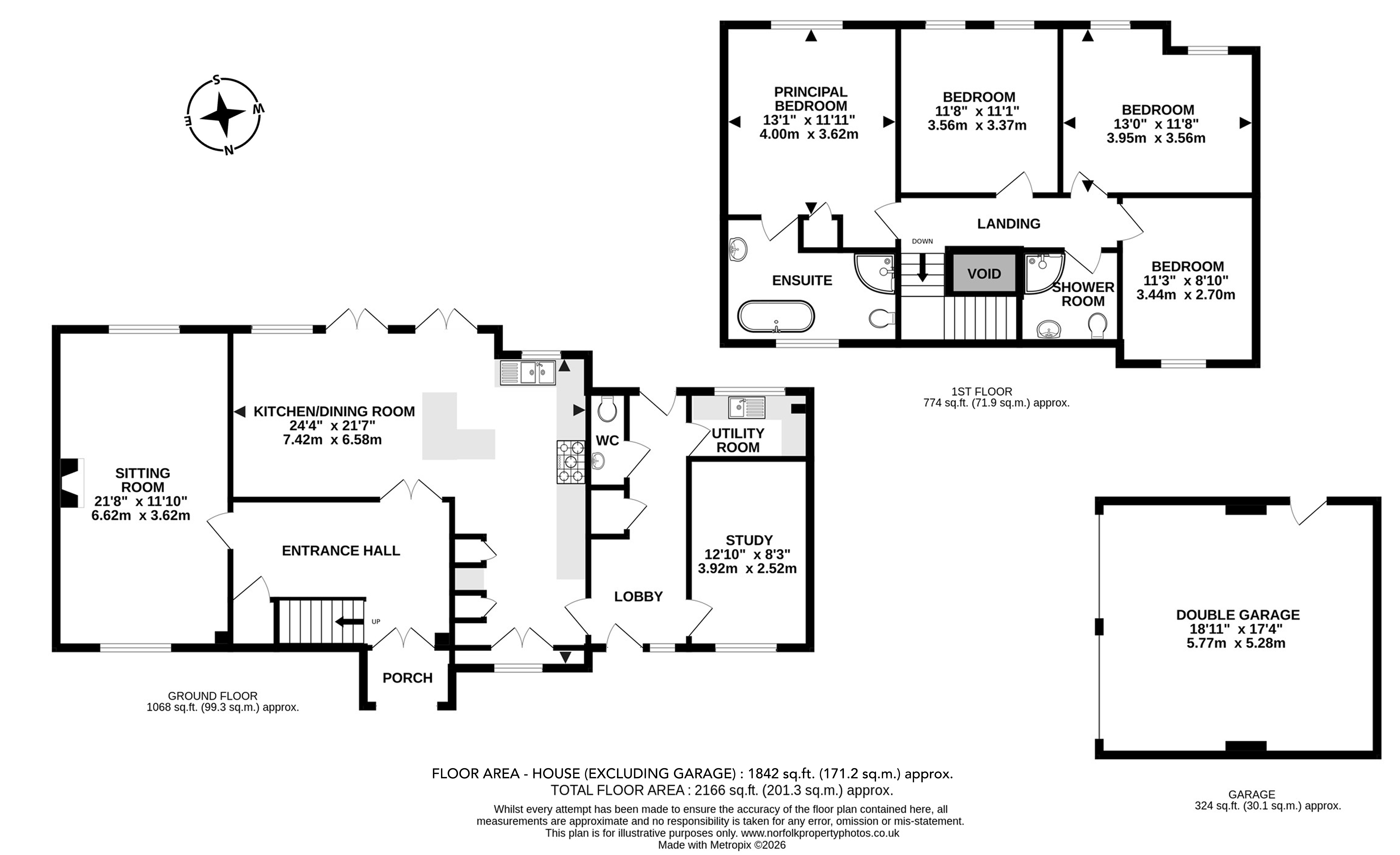 10, Lawn Crescent, Norwich floorplan