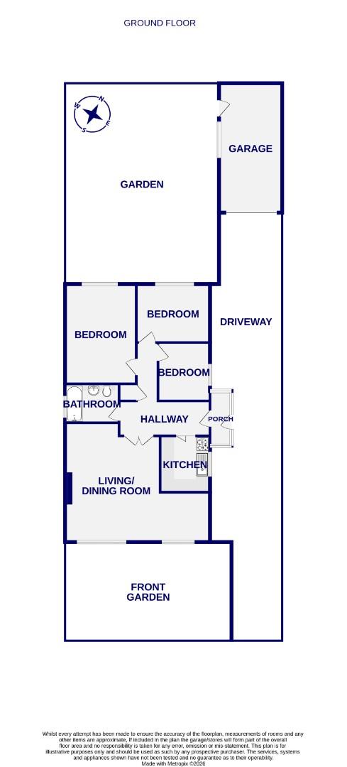 22, The Cranbrooks, York floorplan