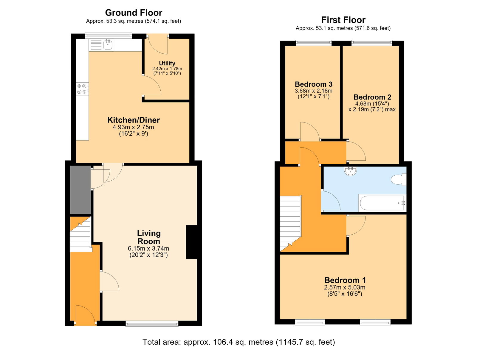 23, Brithweunydd Road, Tonypandy floorplan