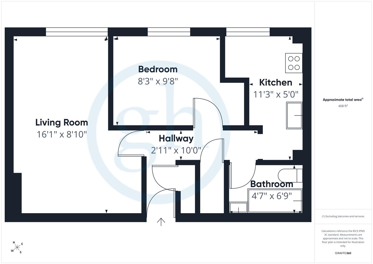 5, Bell View Manor, Ruislip floorplan