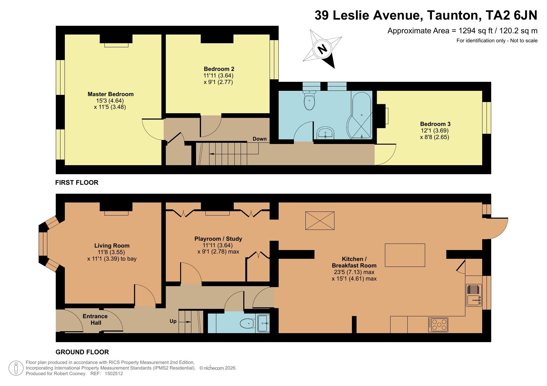 39 Leslie Avenue, Taunton floorplan