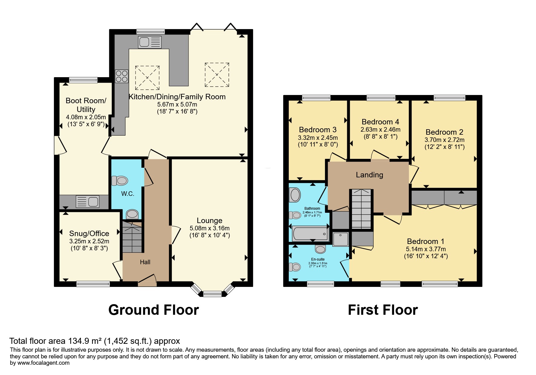36, Elder Close, Witham St Hughs floorplan