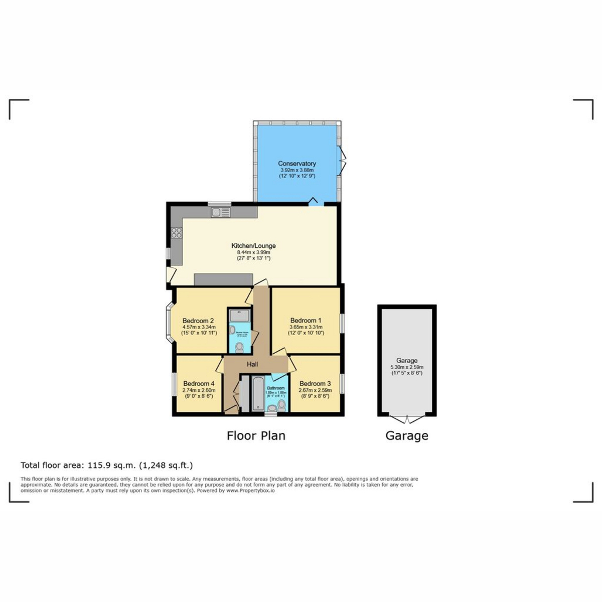 24, Orchid Way, Sheffield floorplan