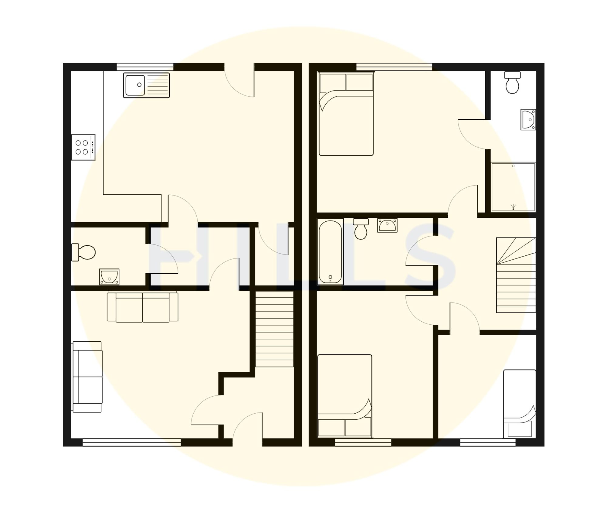 3 Athole Street, Salford floorplan