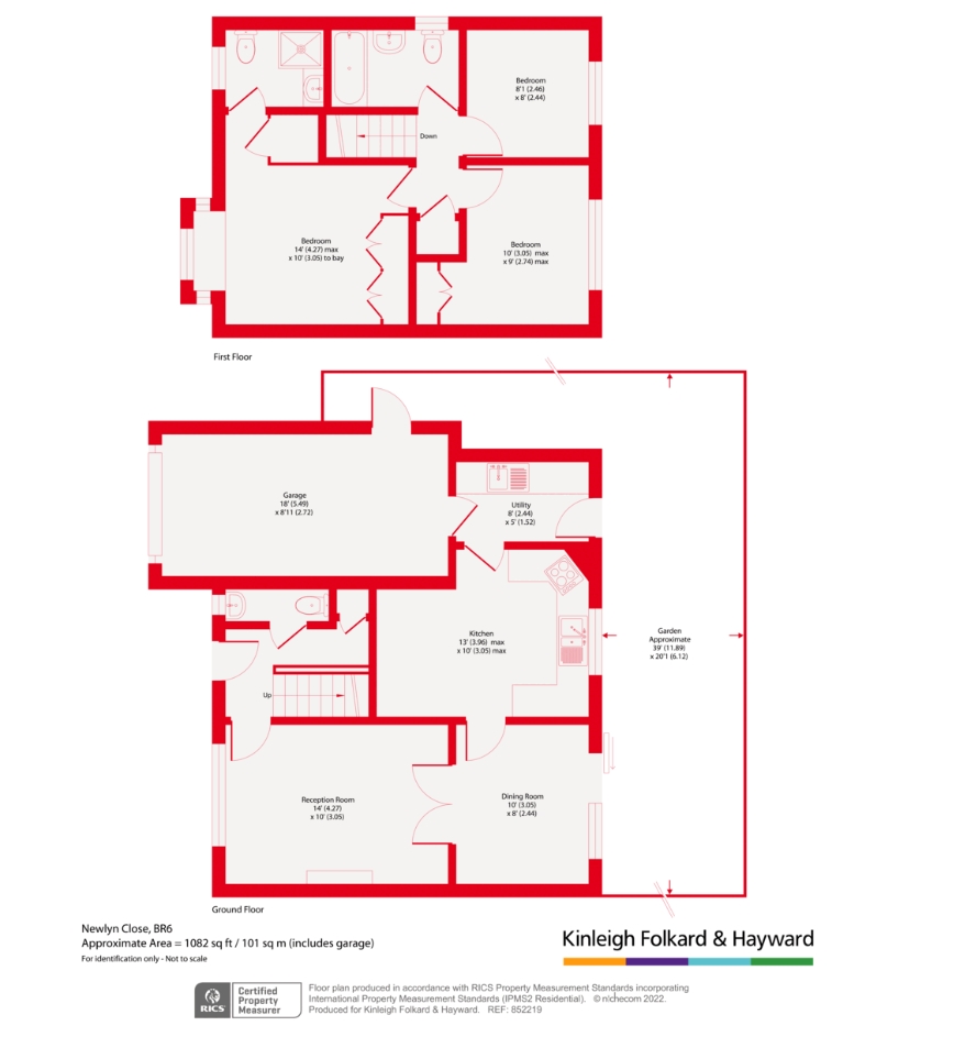 1, Newlyn Close, Kent floorplan
