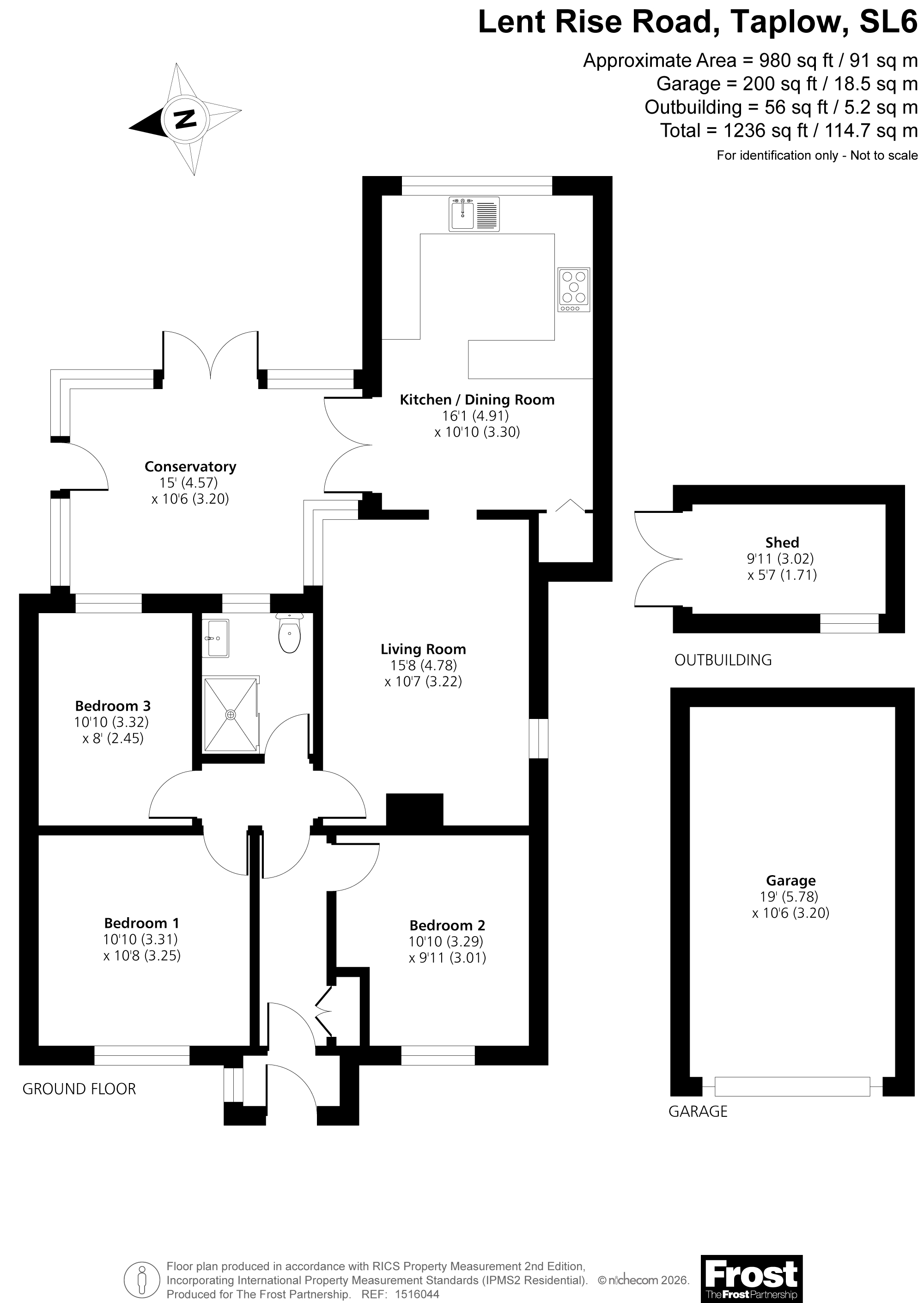 11, Lent Rise Road, Taplow floorplan