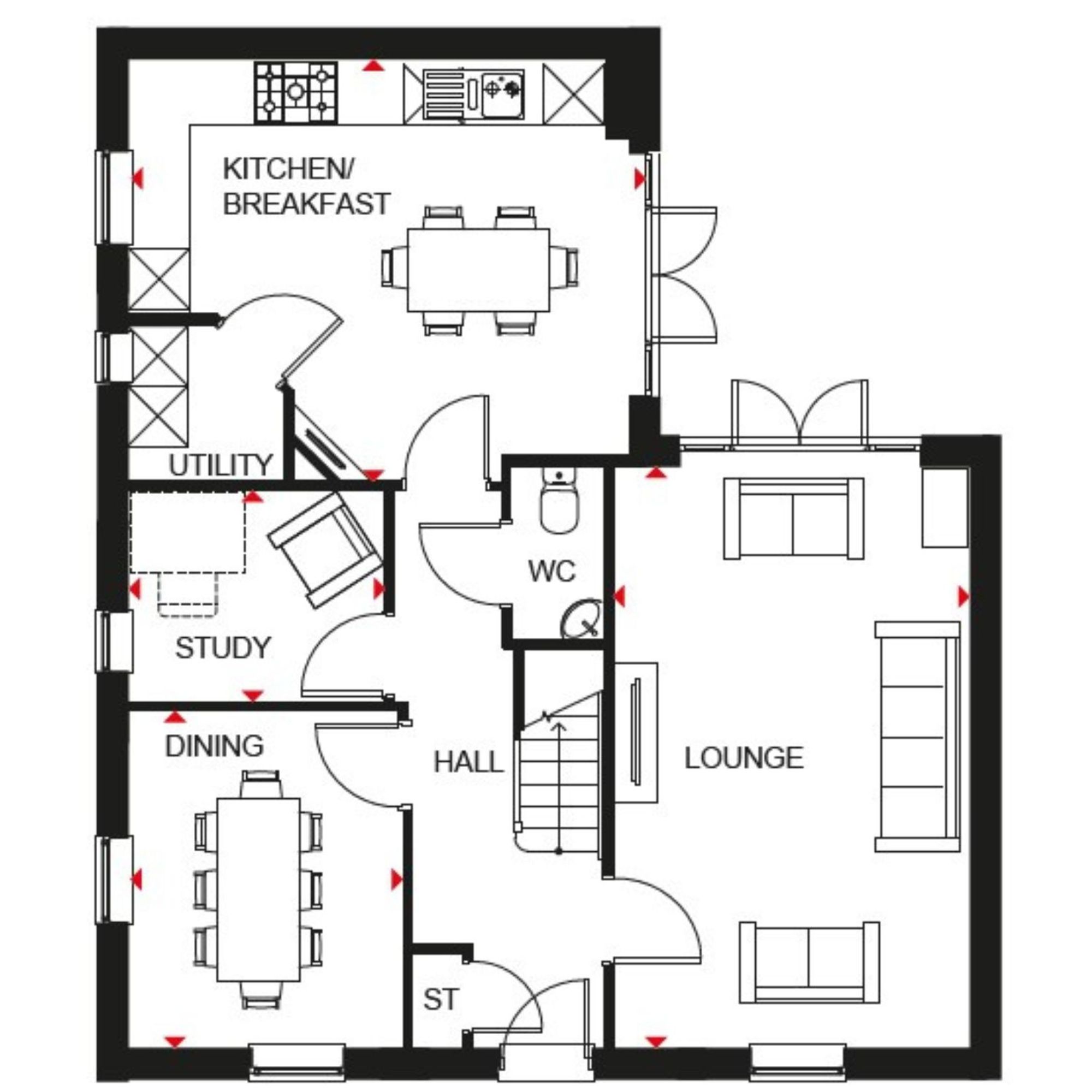 The Alfreton, Fiddington Fields, Tewkesbury floorplan