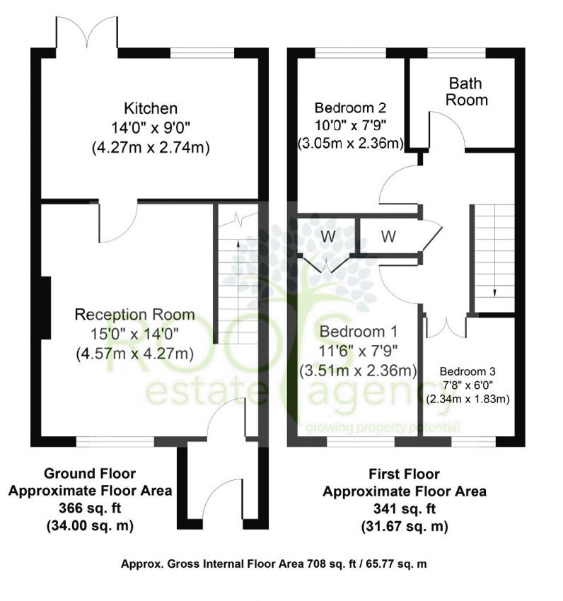 3 Bedrooms Terraced house for sale in Springfield Lane, Newbury RG14