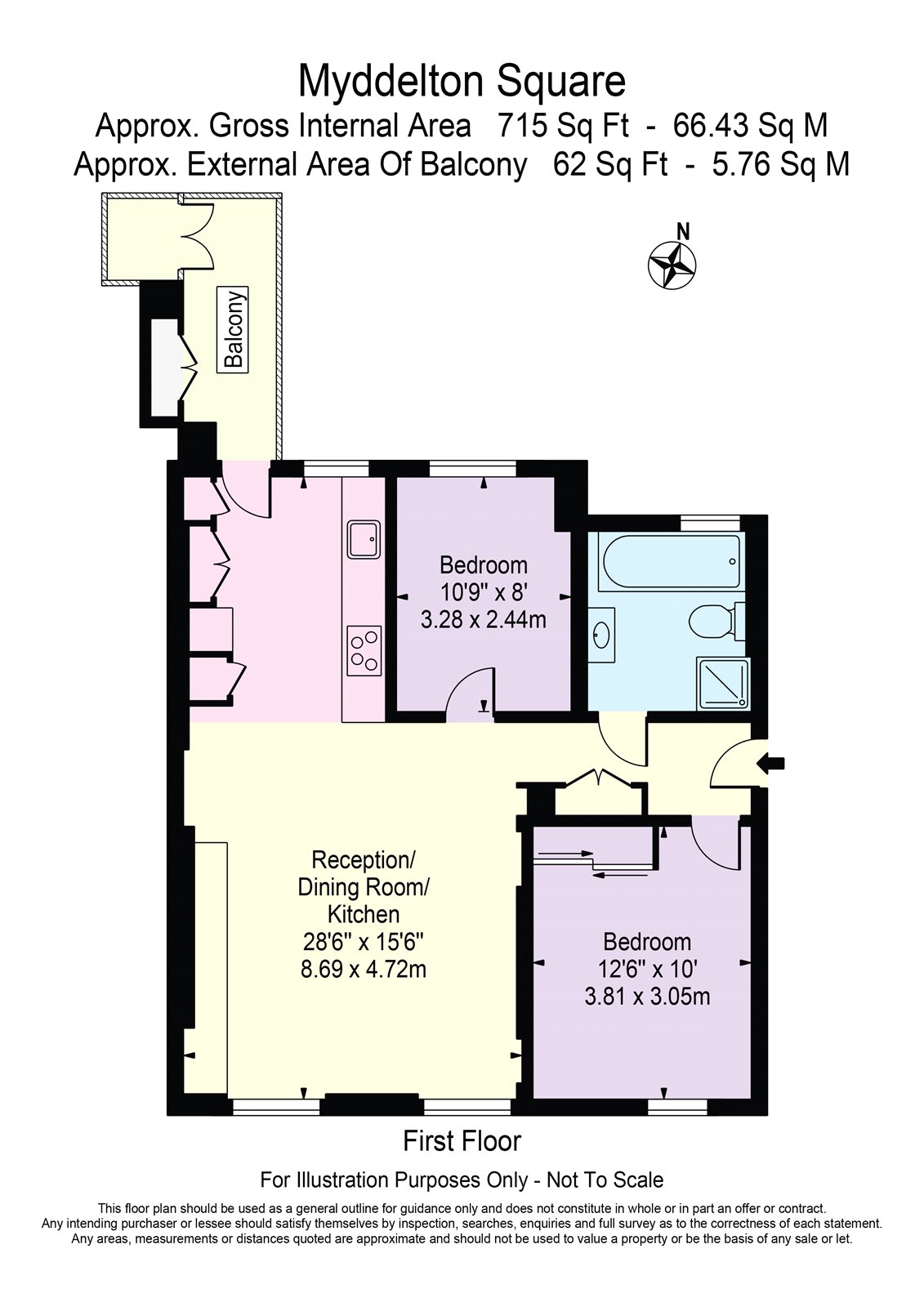 2 Bedrooms Flat to rent in Myddelton Square, London EC1R