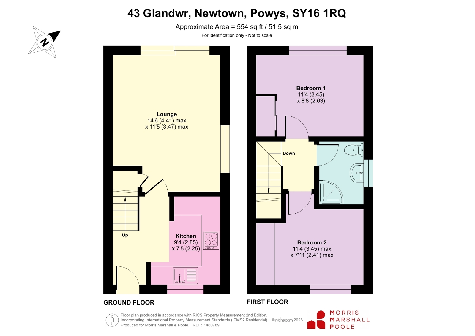 43, Glandwr, Powys floorplan