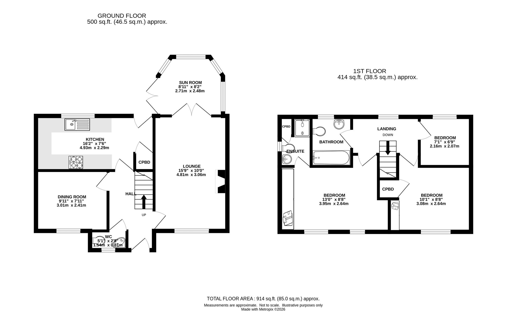 4 Carriers Meadow, High Peak floorplan