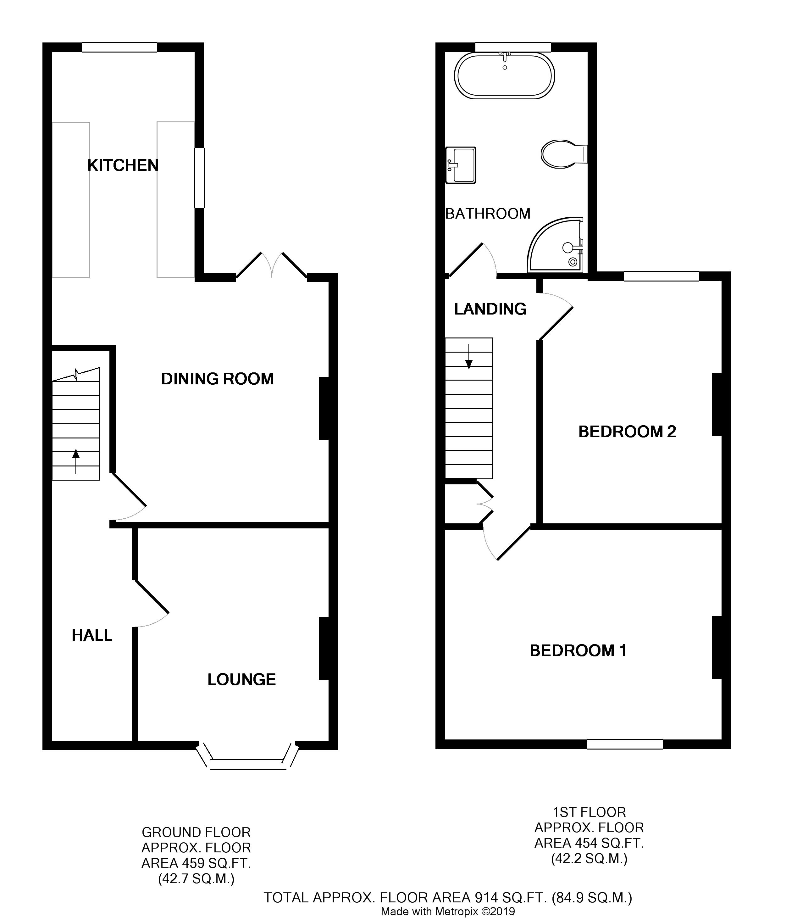 2 Bedrooms  to rent in Dunford Road, Bedminster, Bristol BS3