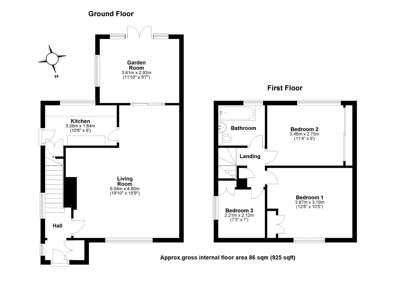 15, Priams Way, Stapleford, Cambridge floorplan