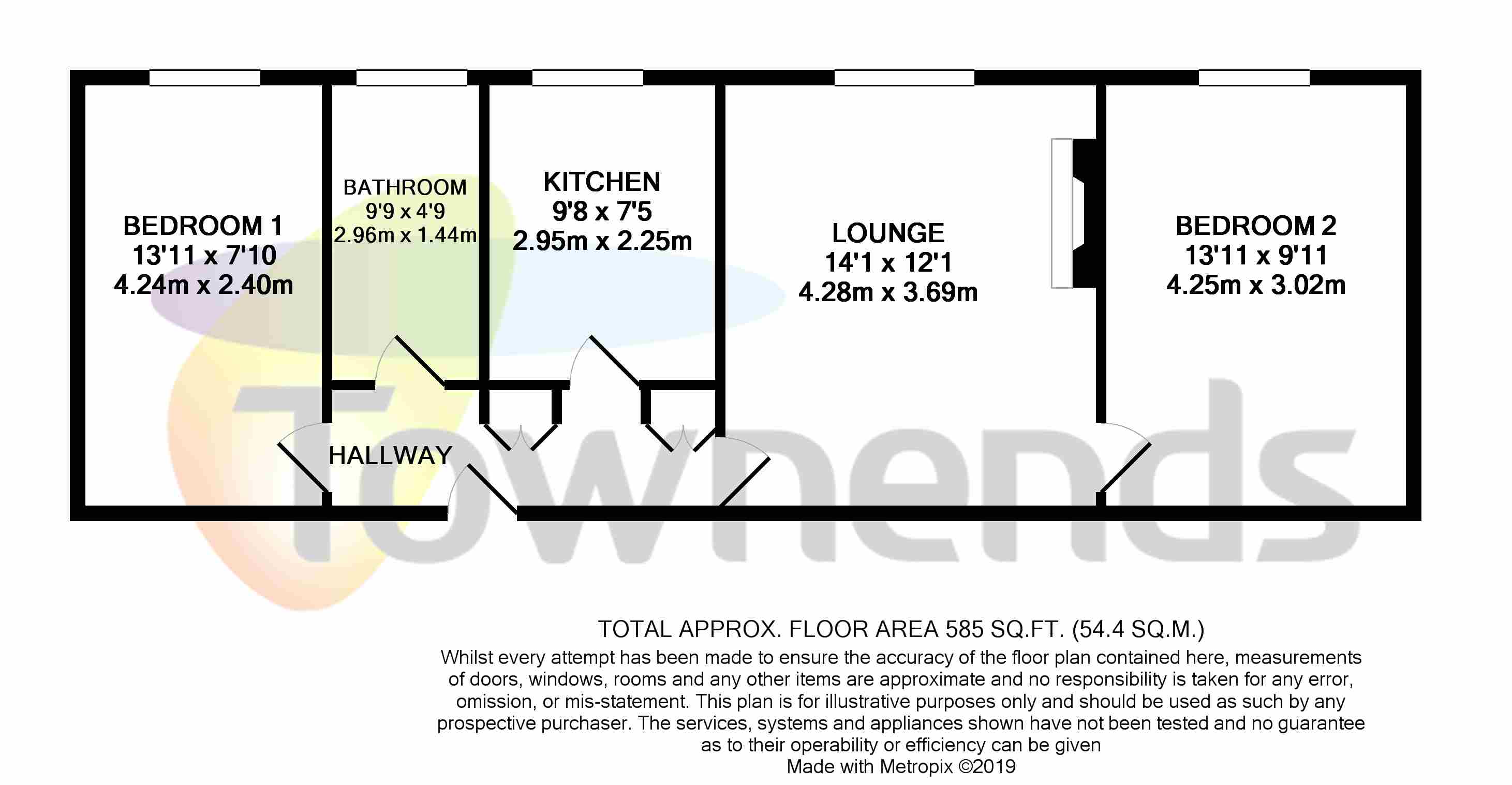 2 Bedrooms Flat for sale in Beaumont Court, Sutton Lane North W4