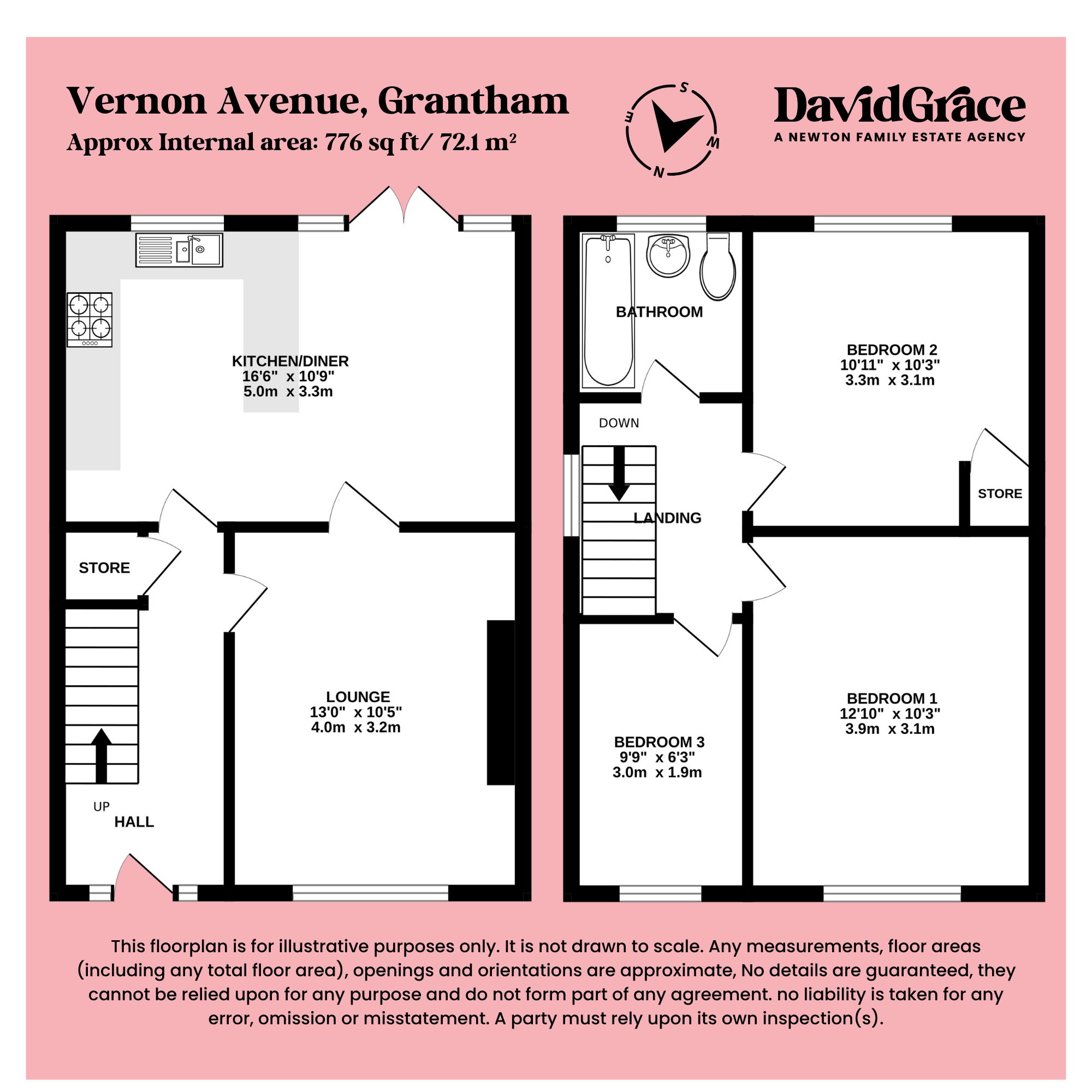 38 Vernon Avenue, Grantham floorplan
