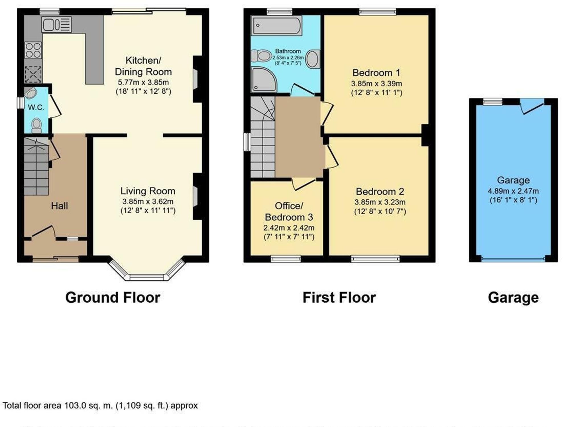 124 Rosebery Road, Epsom floorplan