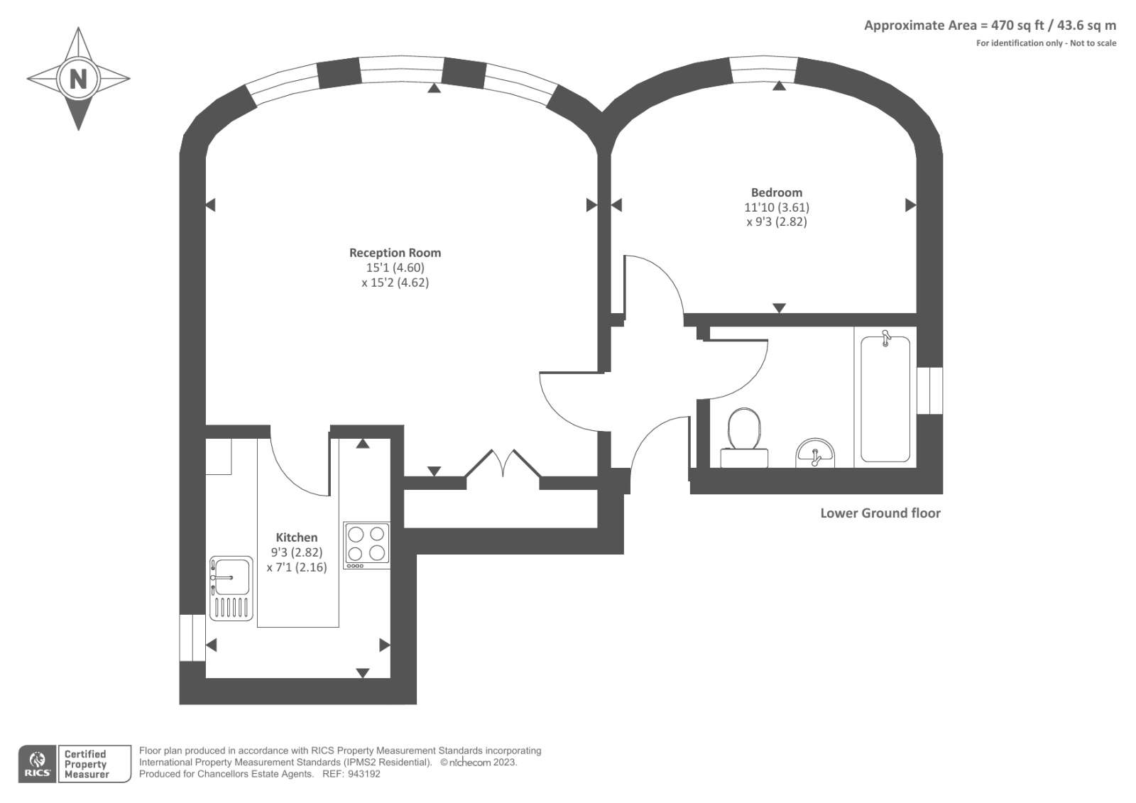 Claremont Gardens, Surbiton KT6, 1 bedroom flat for sale 63951718