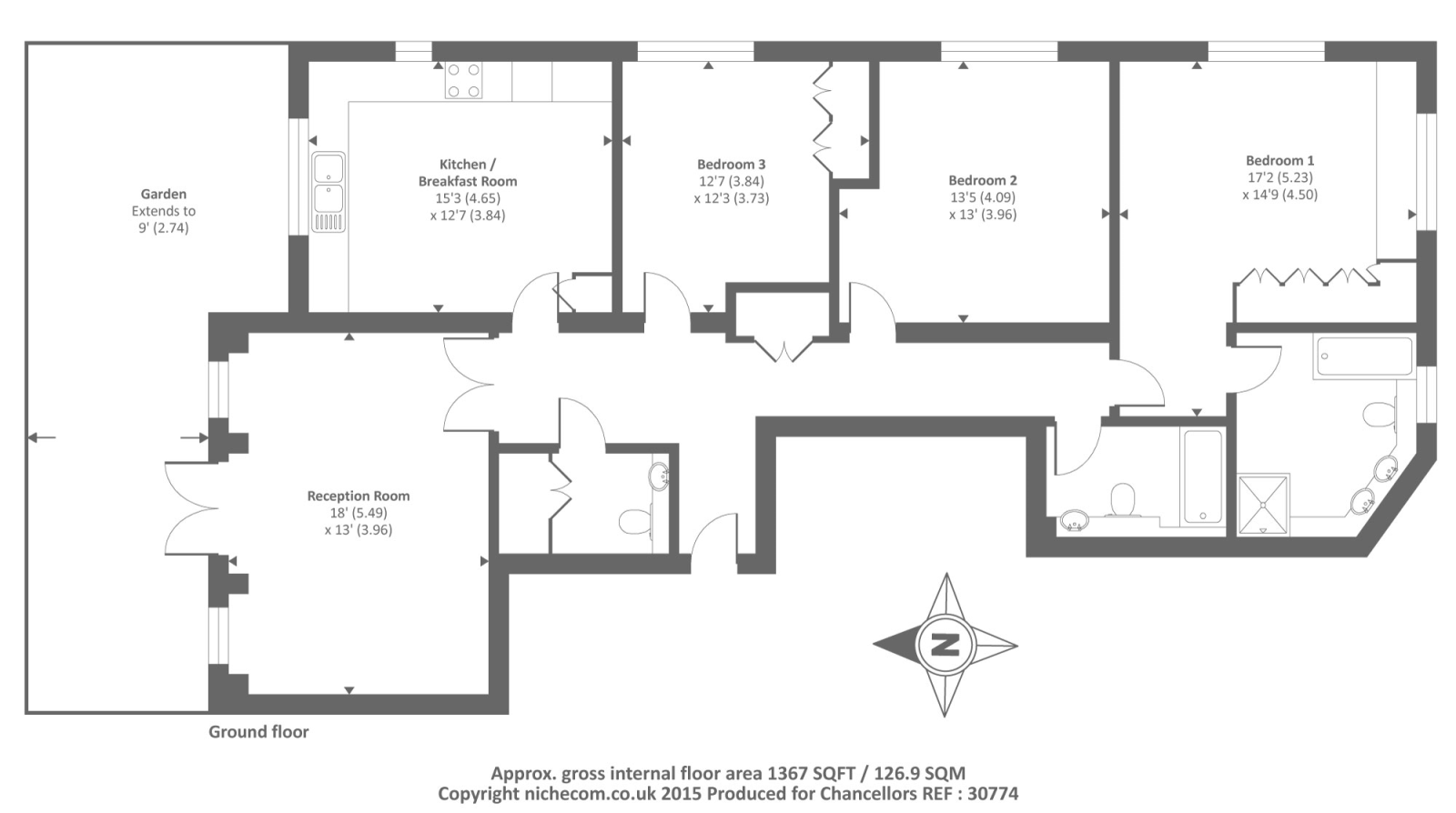Hendon Lane, London N3,, 3 bedroom flat for sale 61227045 PrimeLocation