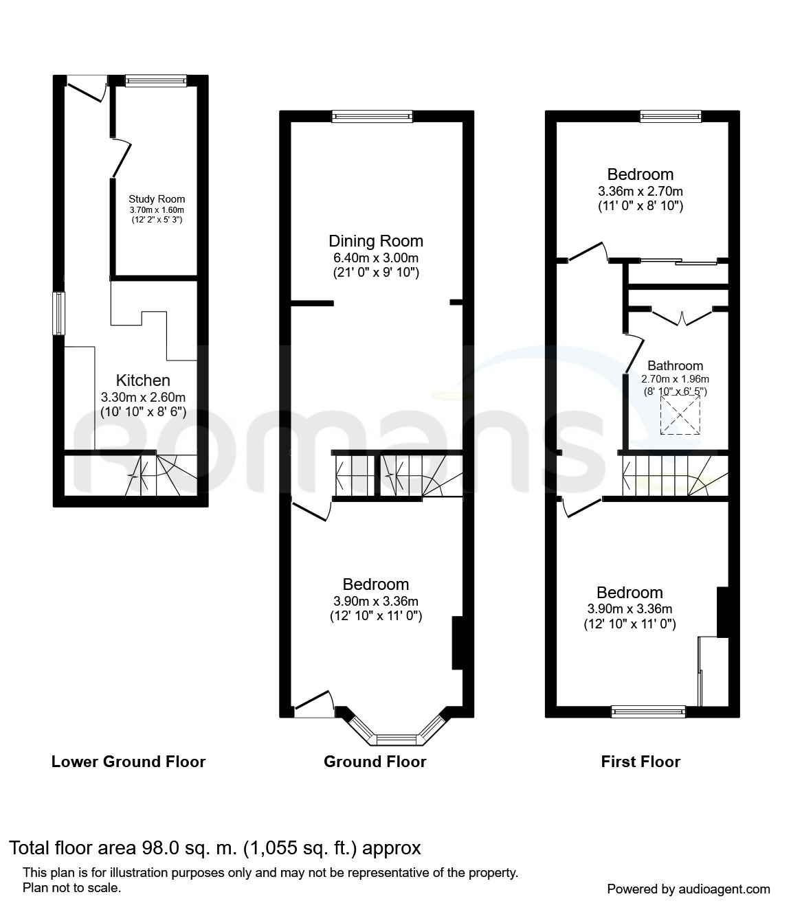 3 Bedrooms End terrace house to rent in Ashgrove, Peasedown St. John, Bath BA2