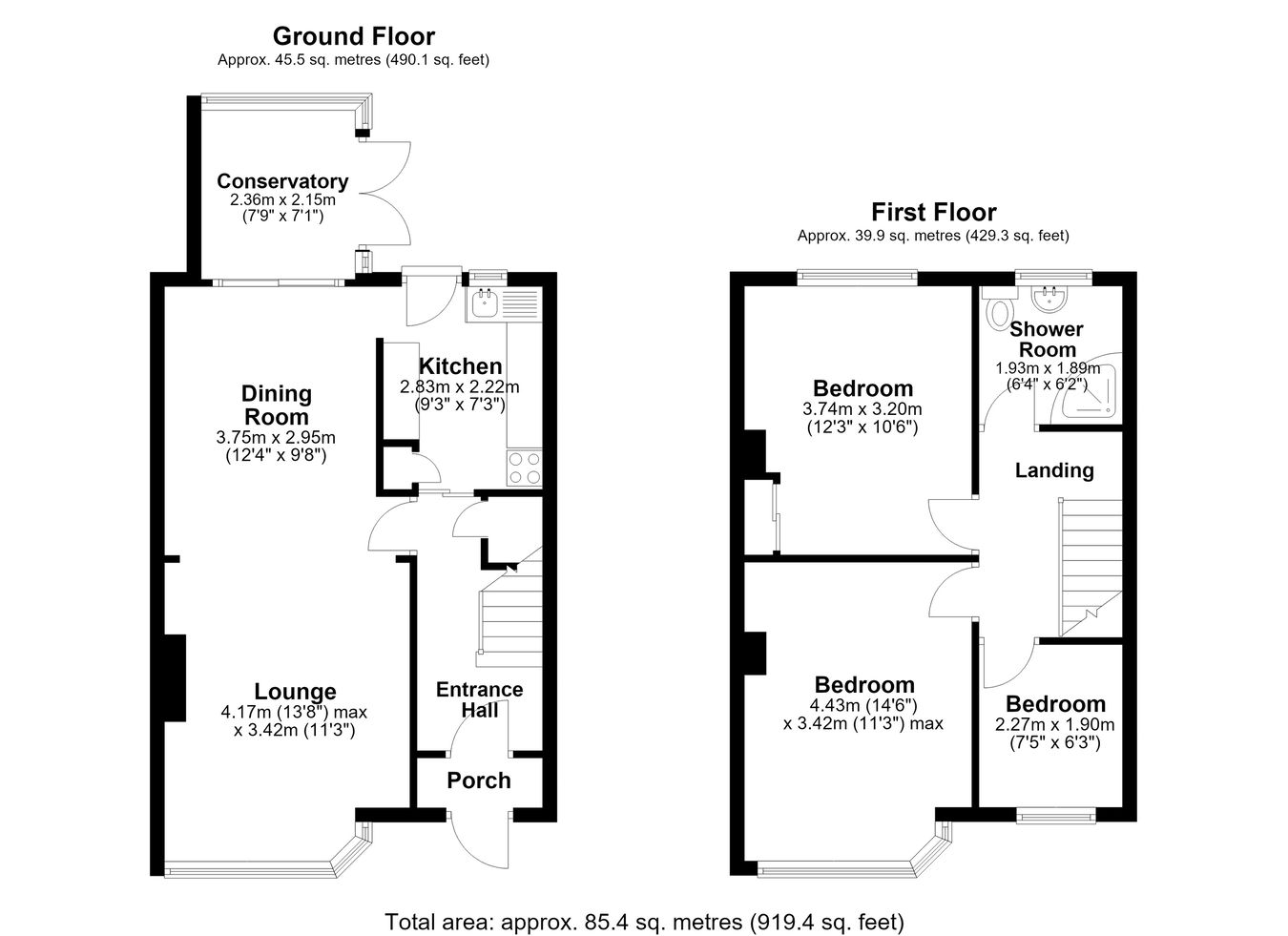 62, Alfred Road, Dover floorplan
