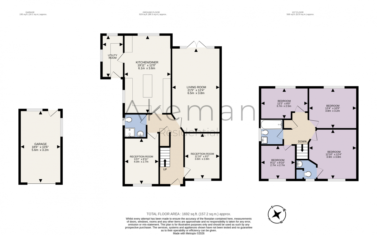 27, Grove Gardens, Tring floorplan