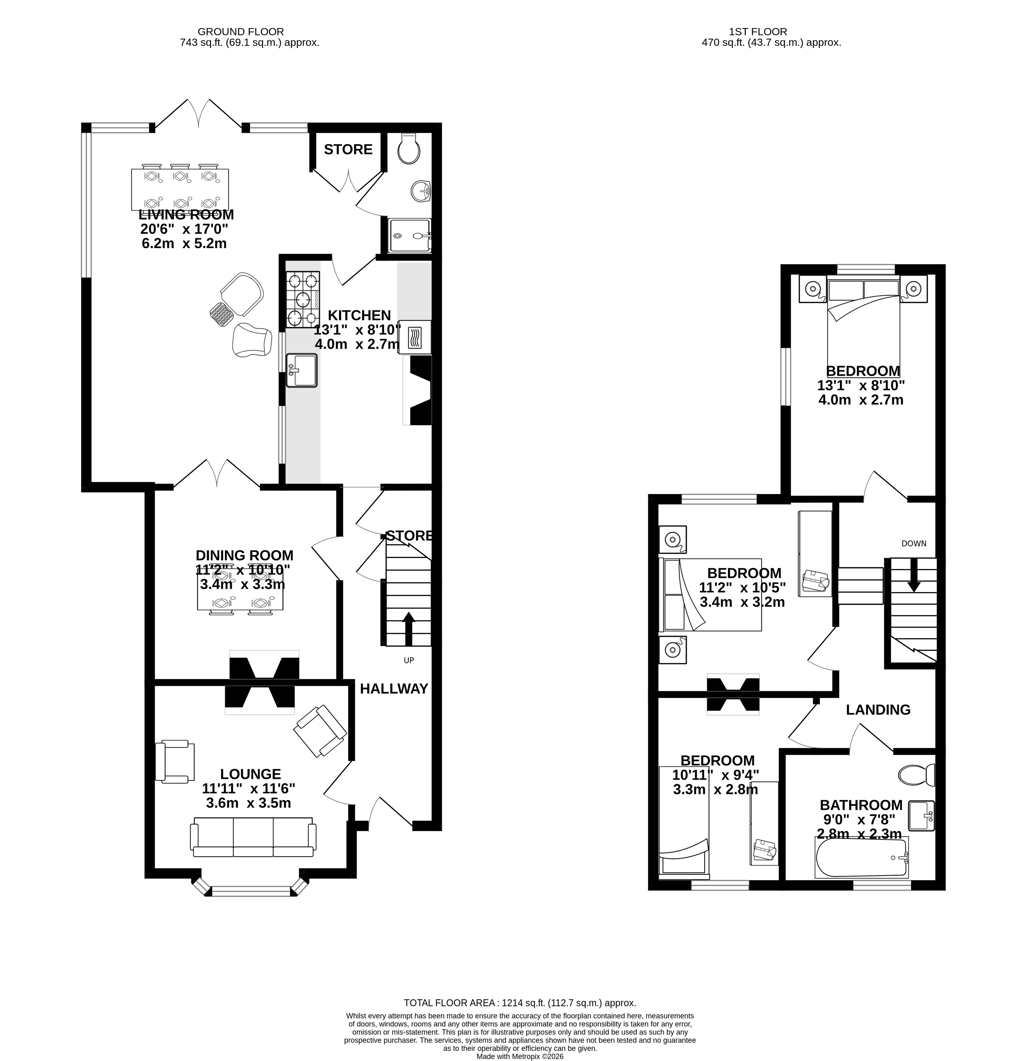 35, Fairfield Road, West Sussex floorplan