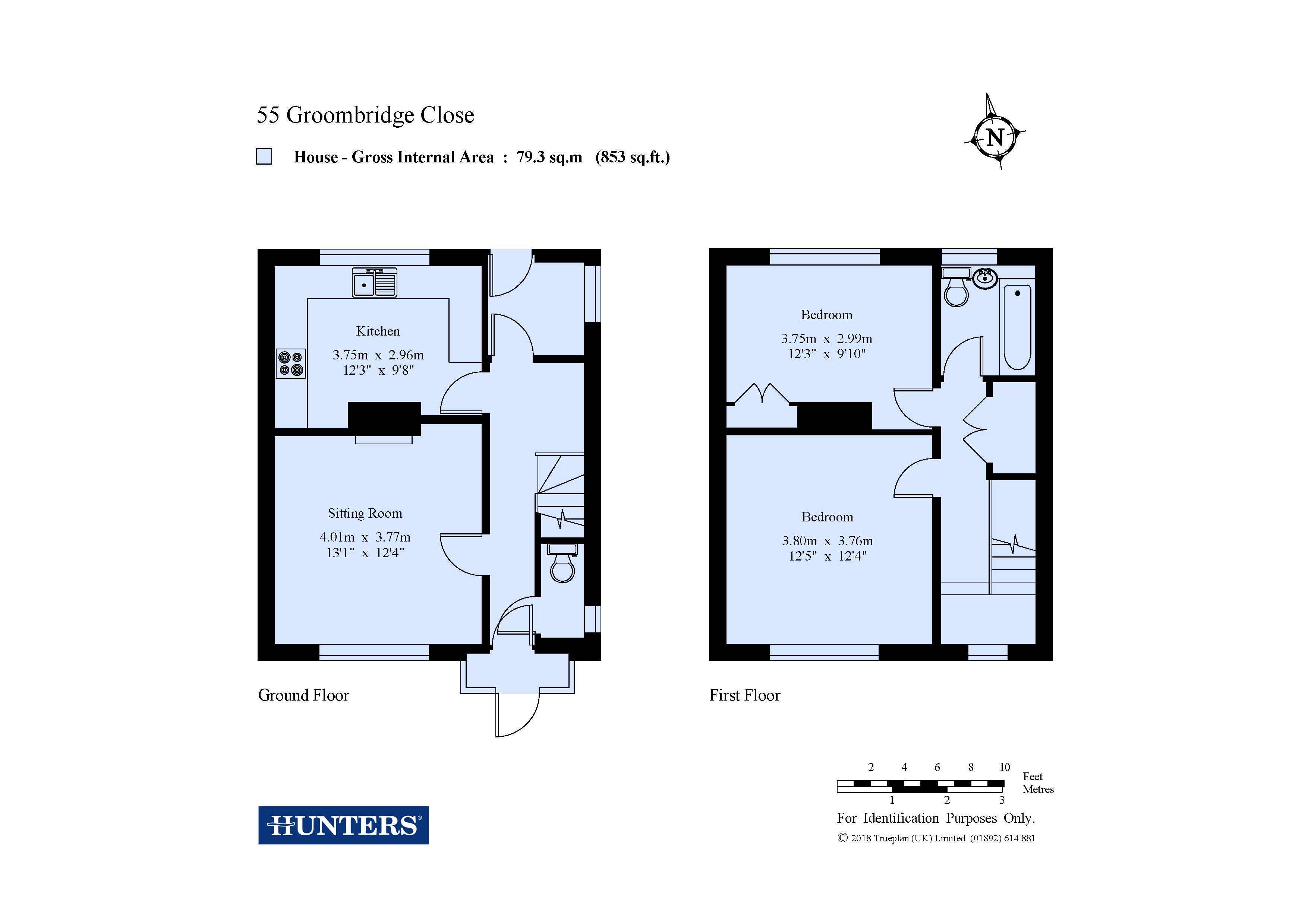 2 Bedrooms Terraced house for sale in Groombridge Close, Welling, Kent DA16