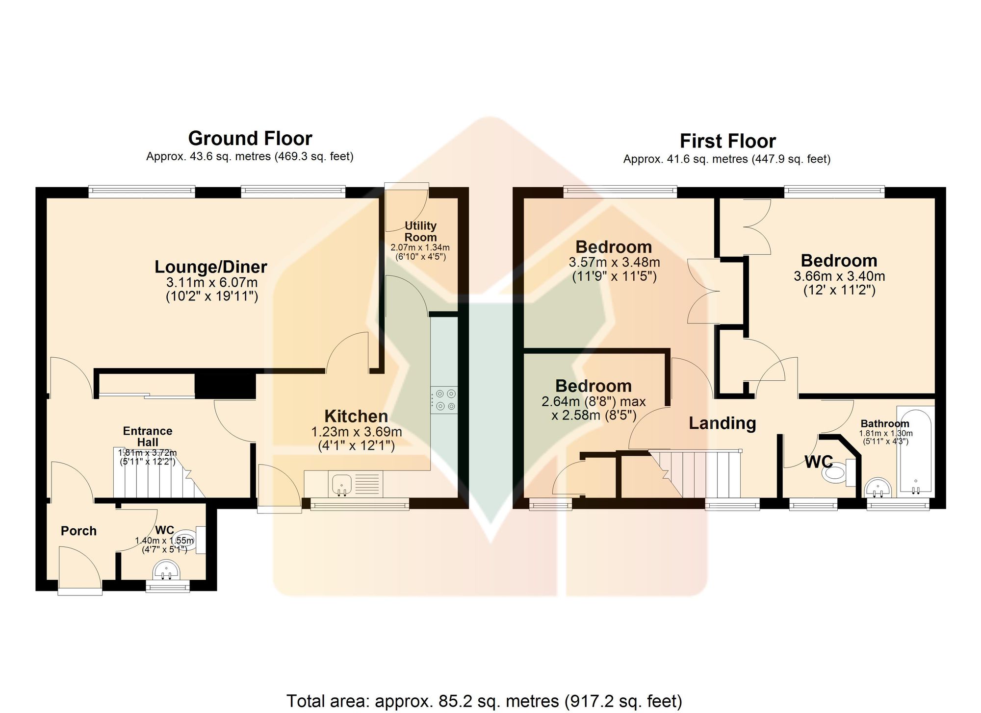 3 Louisberg Road, Gainsborough floorplan