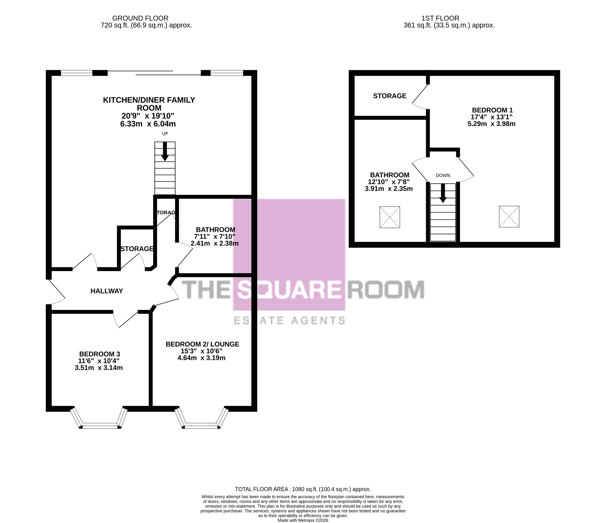 8, Clifton Avenue, Blackpool floorplan