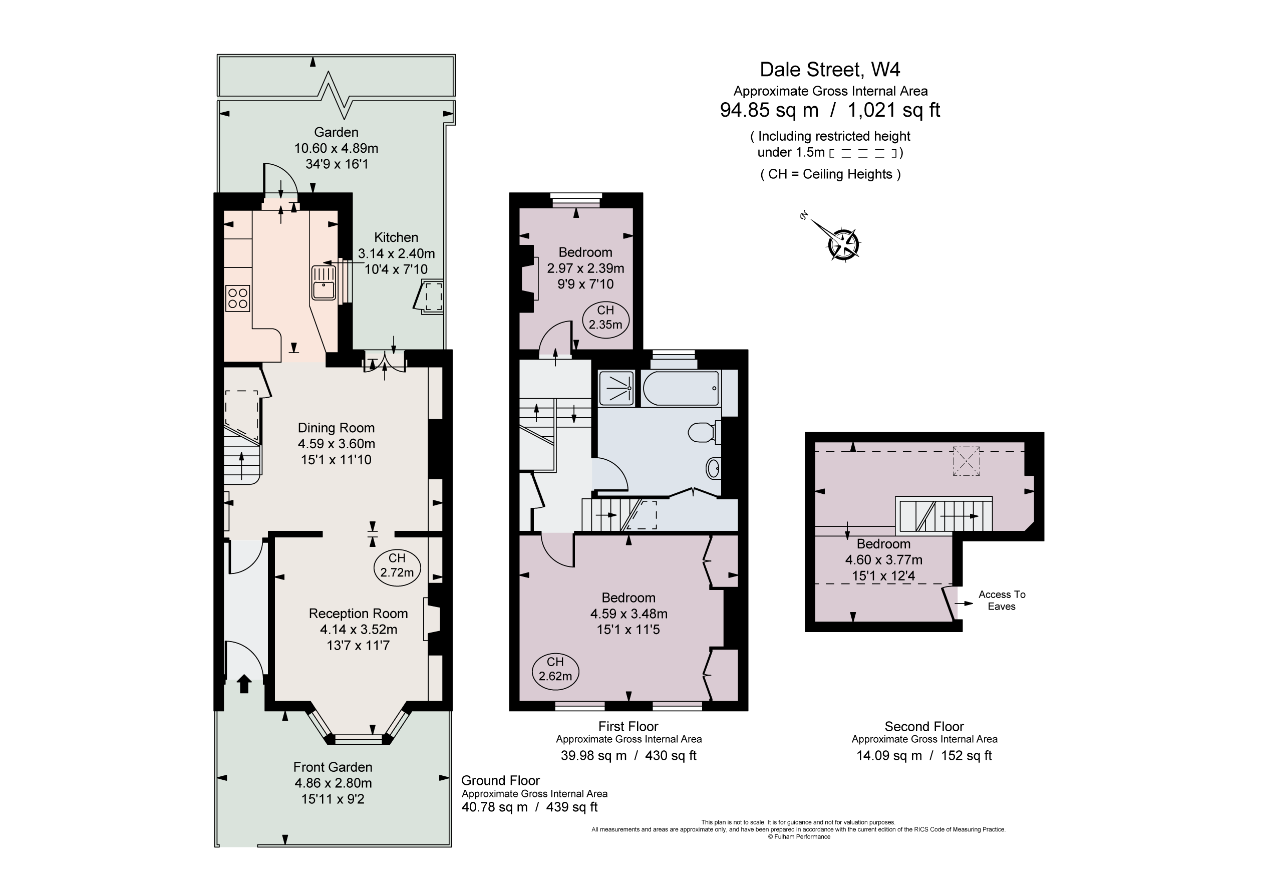 Dale Street, Chiswick, London W4, 3 bedroom terraced house for sale