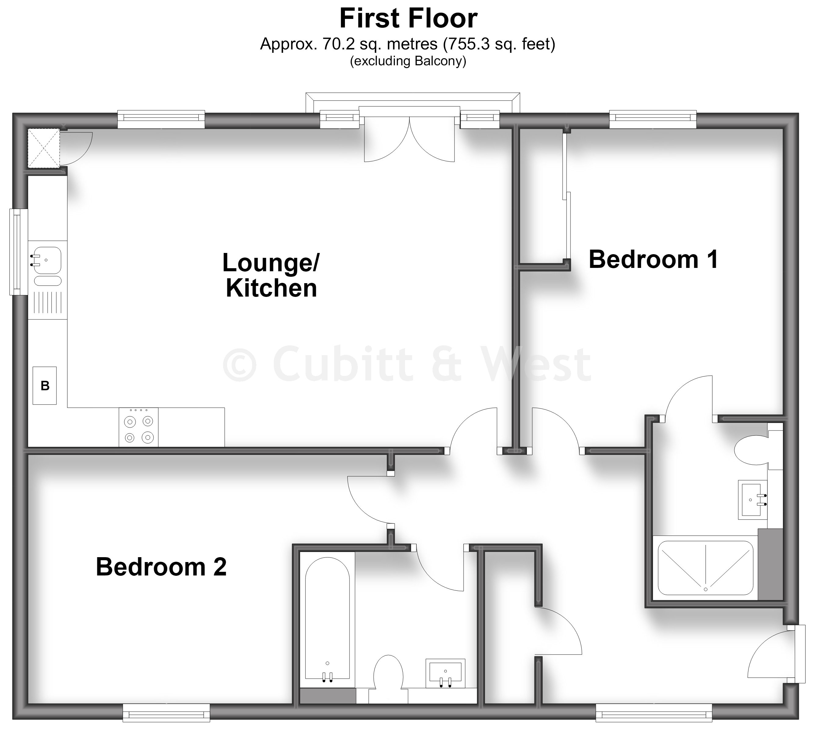 37, Bricklayer Lane, Faygate floorplan