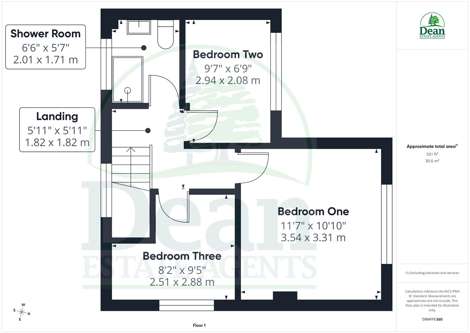 65, Woodland Rise, Lydney floorplan