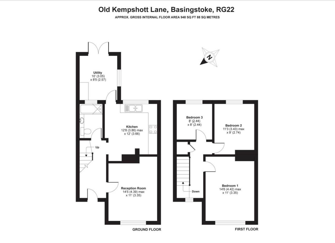 33, Old Kempshott Lane, Basingstoke floorplan