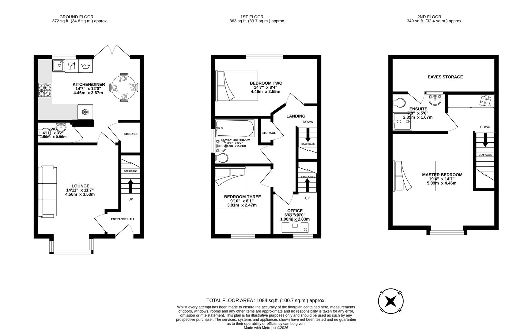 16, Goldcrest Avenue, Leyland floorplan