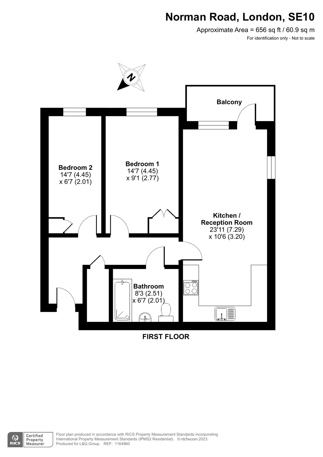 Flat 4, 45, Norman Road, London floorplan