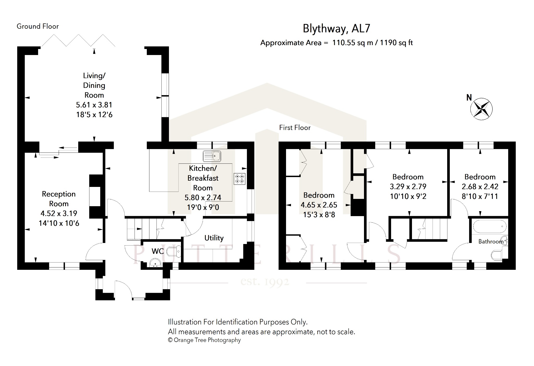 149, Blythway, Welwyn Garden City floorplan